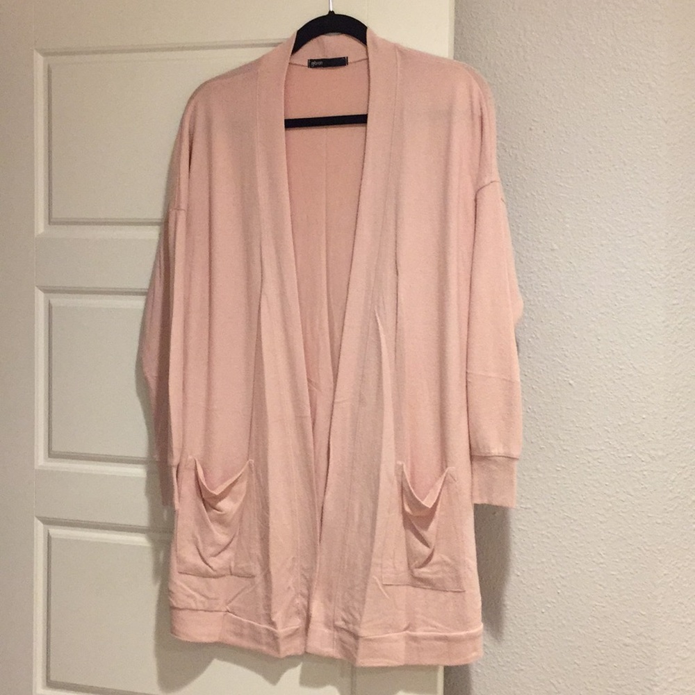 Gibson blush pink lightweight cardigan, XXS